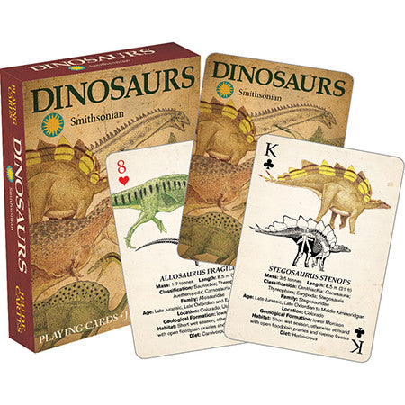 Playing Cards Smithsonian Dinosaurs