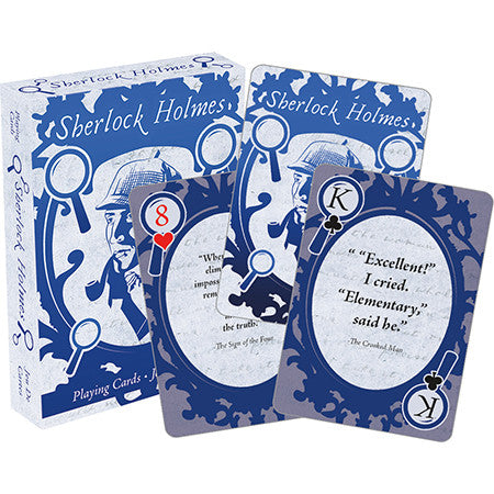 Playing Cards Sherlock Holmes Quotes