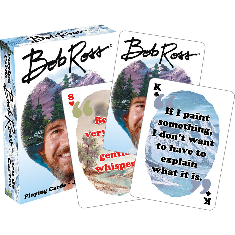 Aquarius Playing Cards - Bob Ross Quotes Version 2