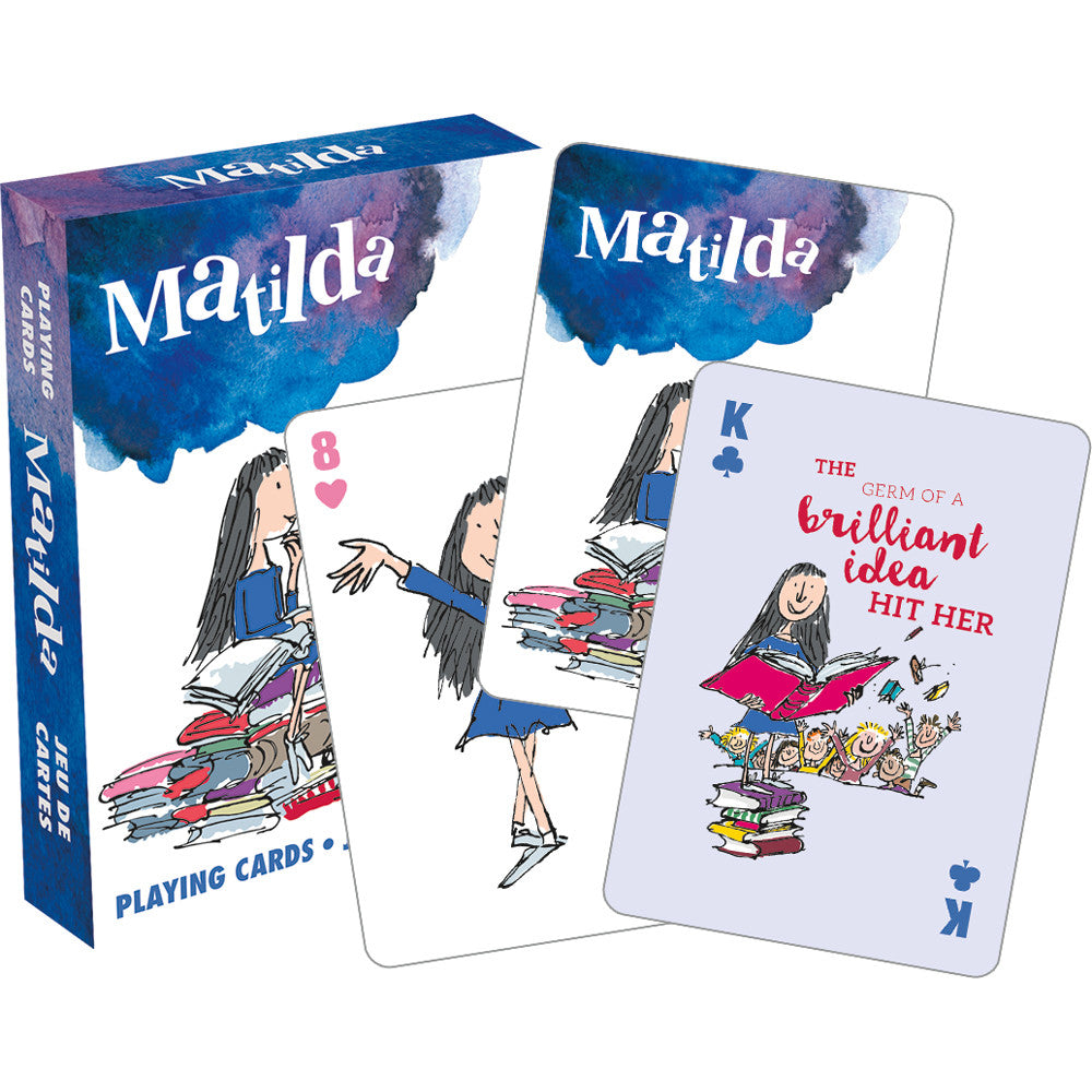 Playing Cards Roald Dahl Matilda