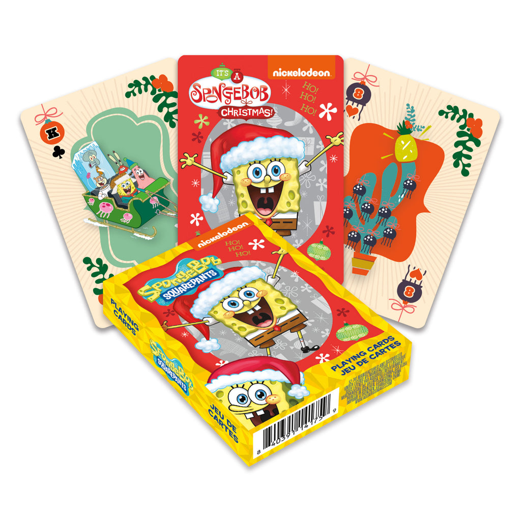 Playing Cards Spongebob Christmas