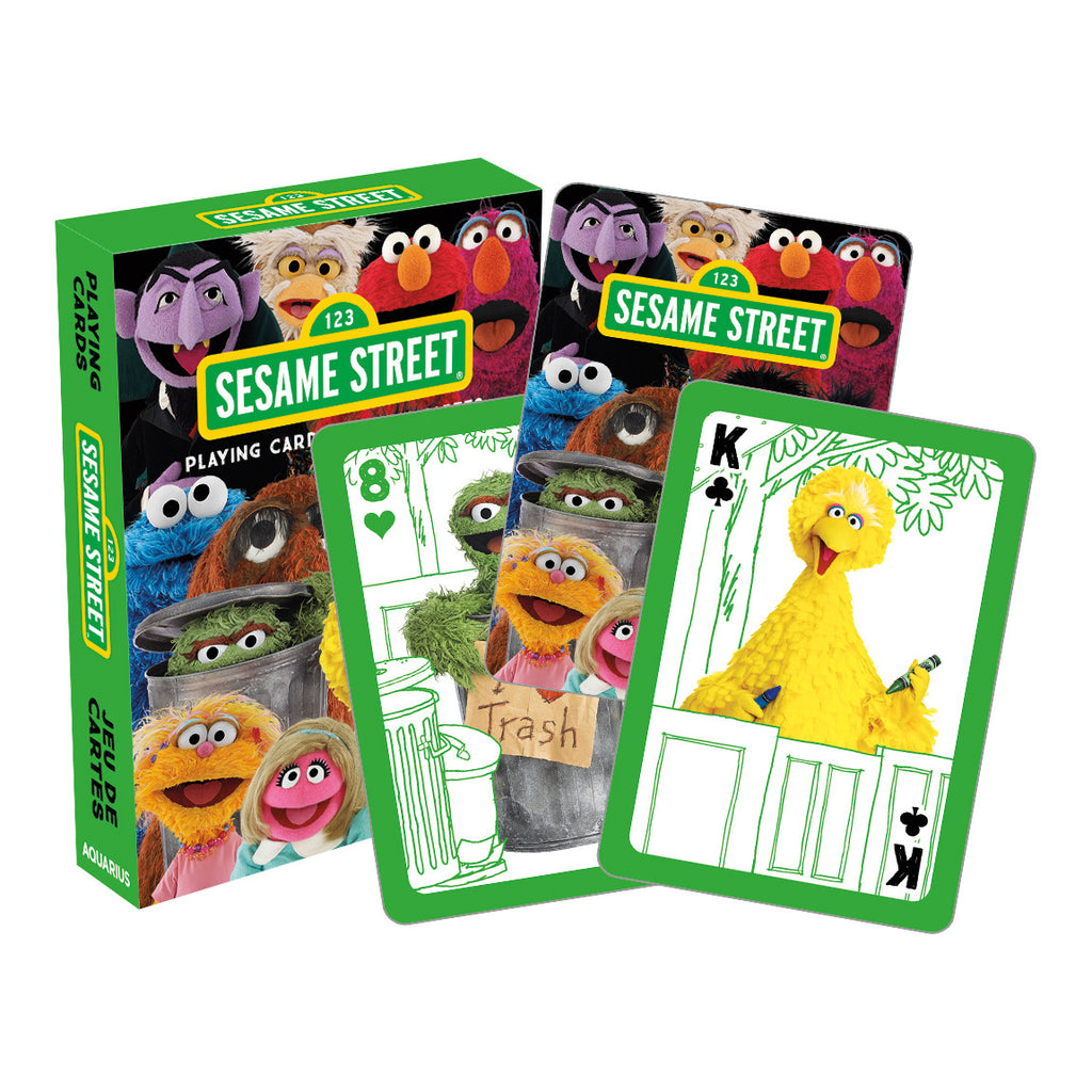 Playing Cards Sesame Street Cast