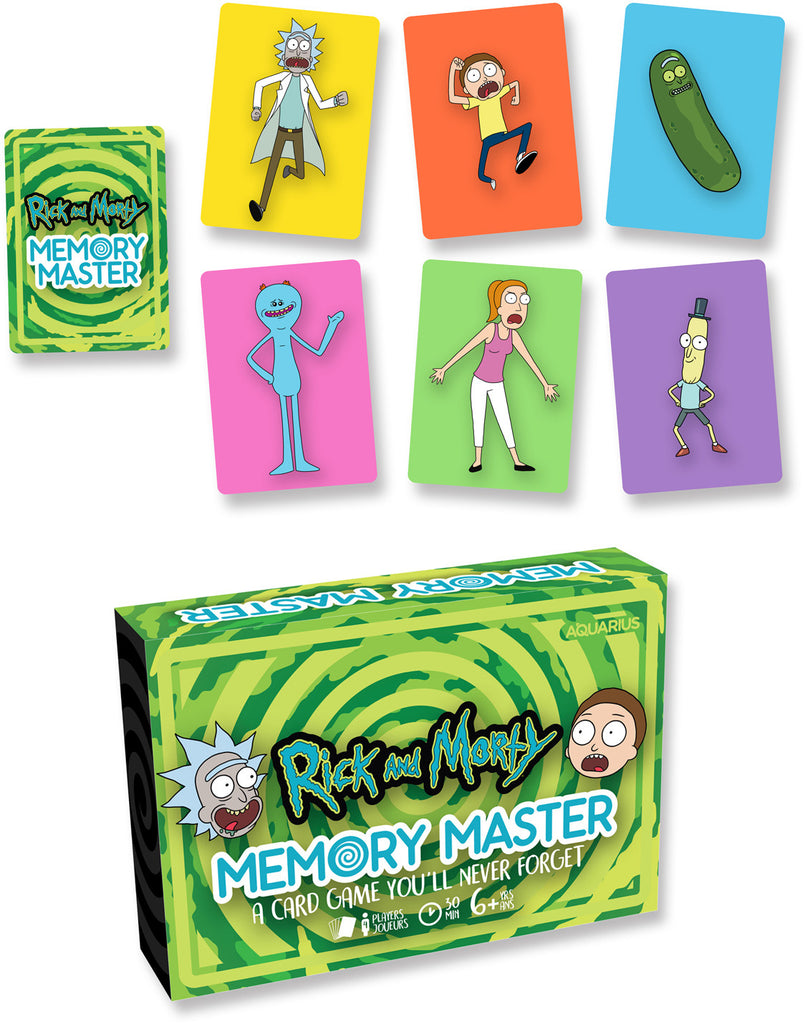 Memory Master Card Game Rick & Morty