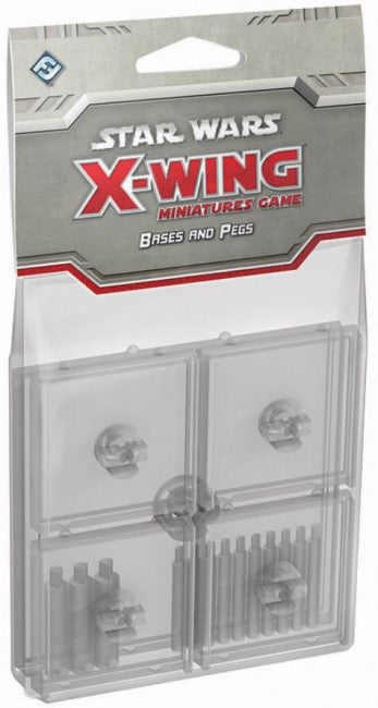 Star Wars X-Wing Miniatures Game: Clear Bases & Pegs