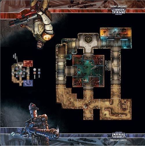 Star Wars Imperial Assault Skirmish Map - Coruscant Landfill