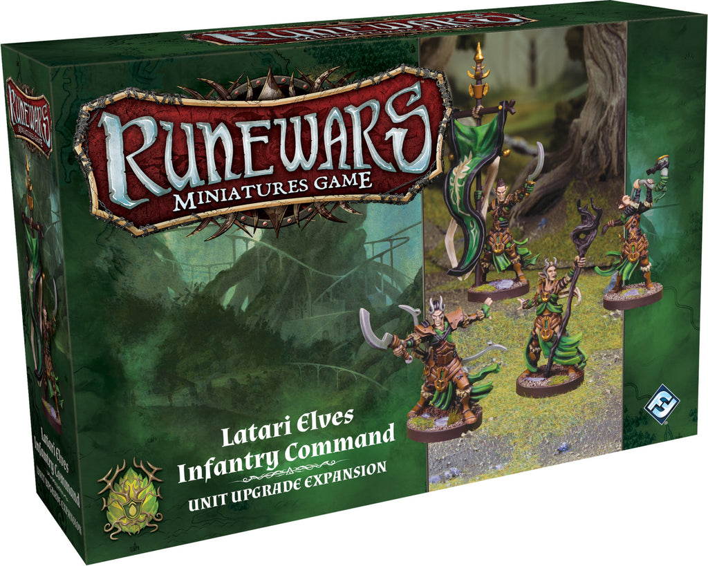 Runewars Miniatures Game Latari Elves Infantry Command