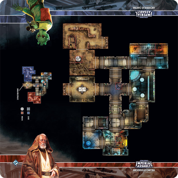 Star Wars Imperial Assault Skirmish Map - Anchorhead Cantina