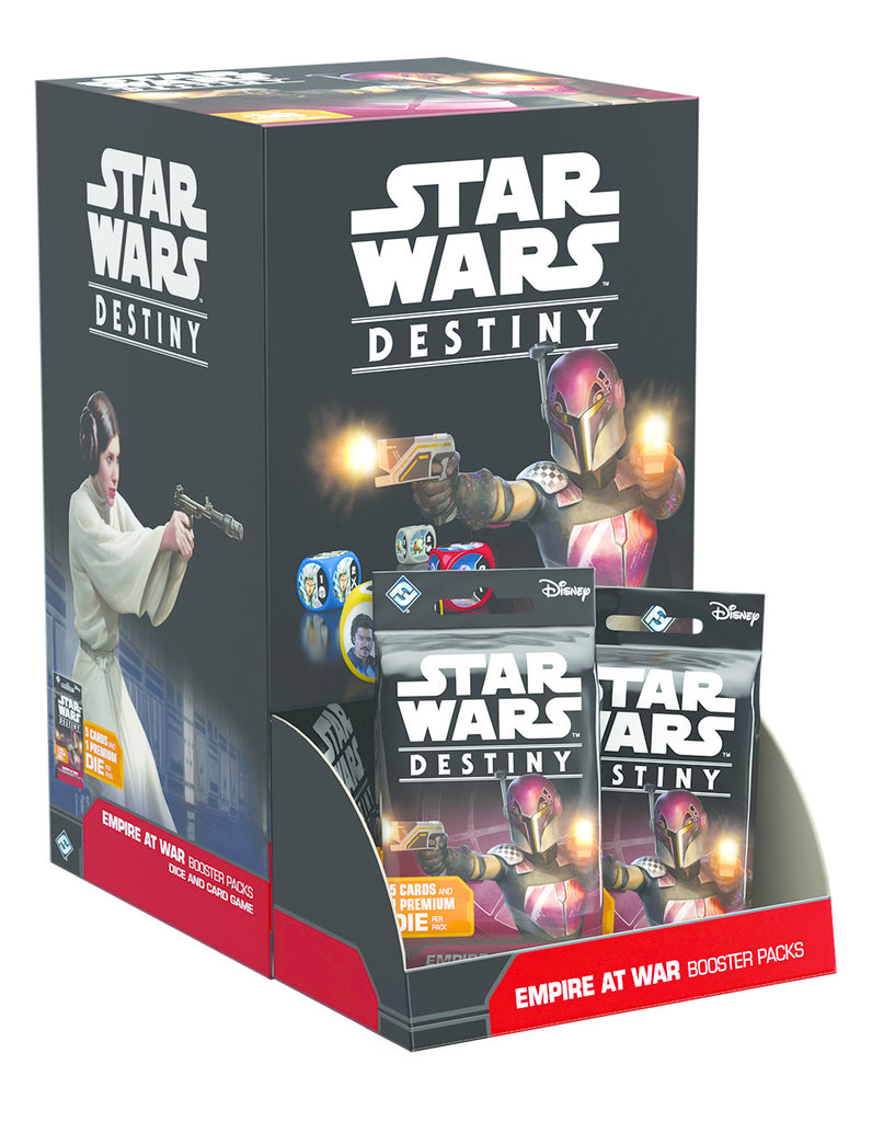 Star Wars Destiny Empire at War Booster Display