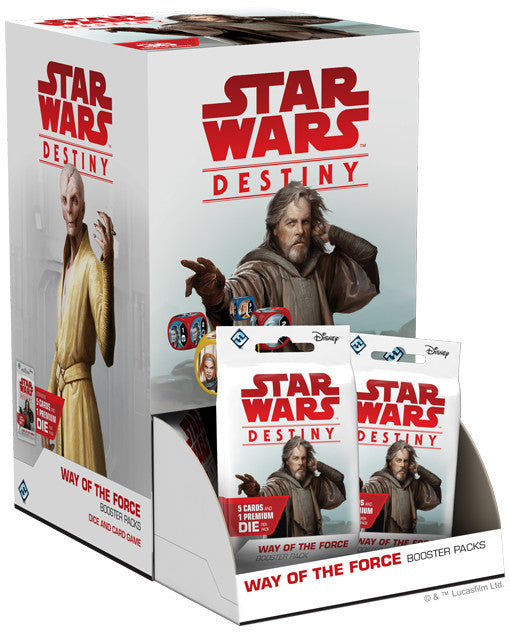 Star Wars Destiny TCDG Way of the Force Booster Display