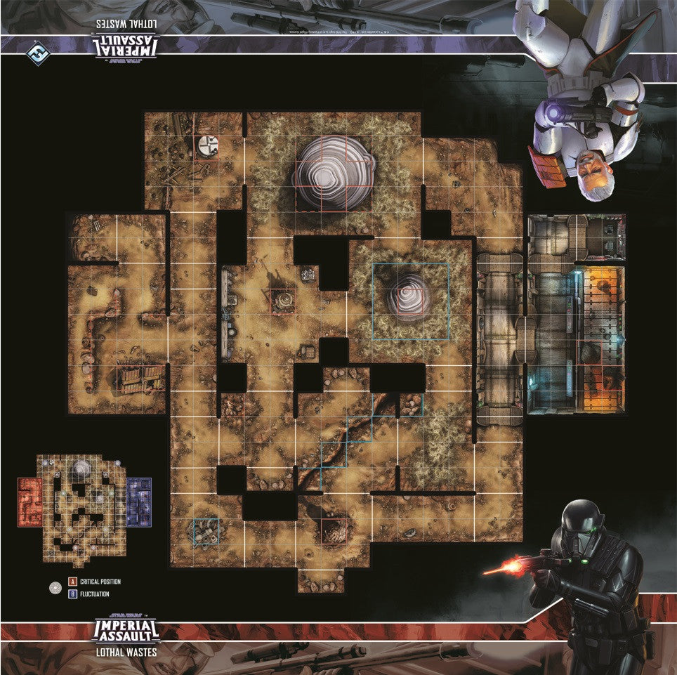 Star Wars Imperial Assault Skirmish Map - Lothal Wastes