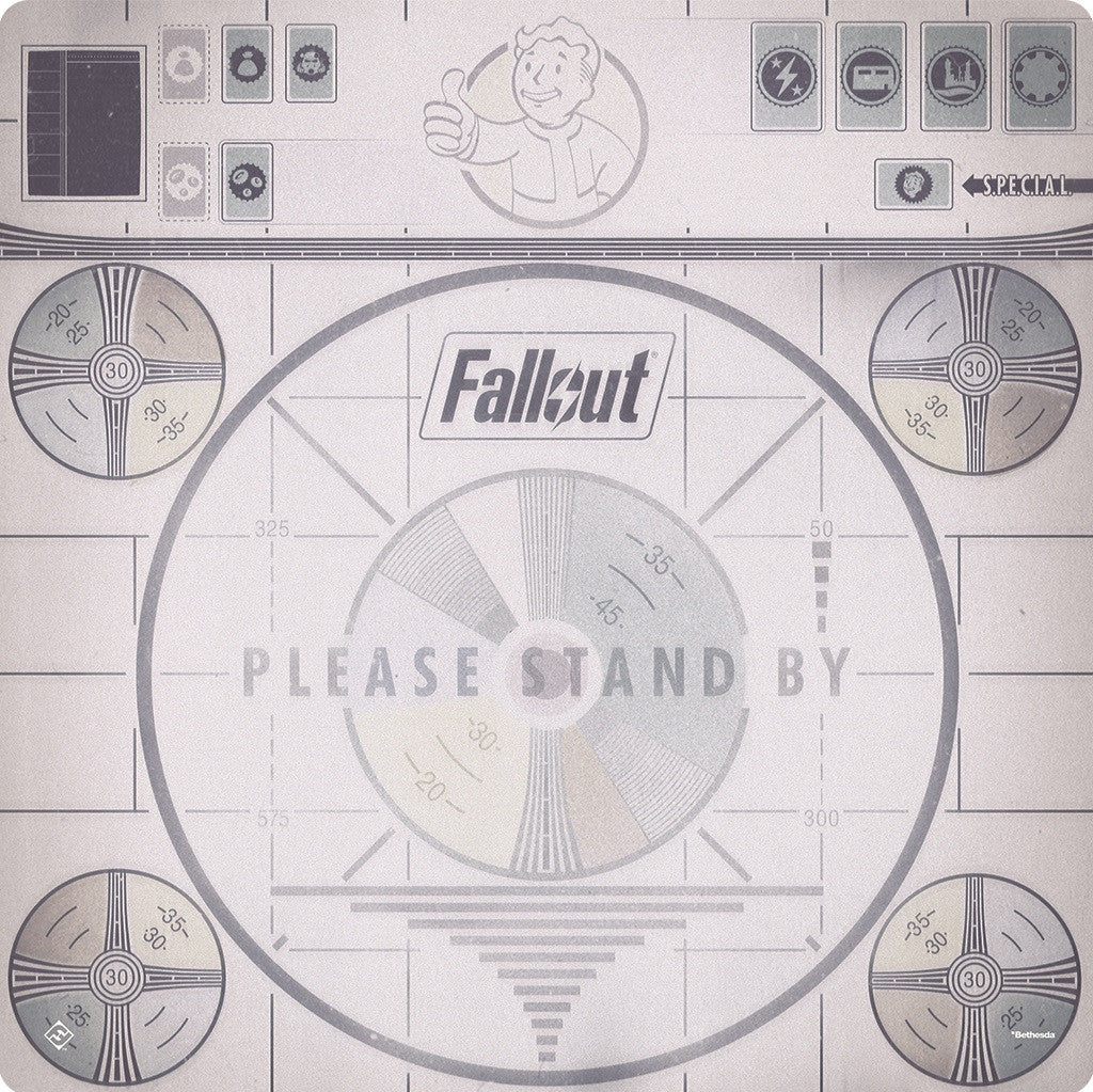 Fallout the Board Game - Please Stand By Gamemat