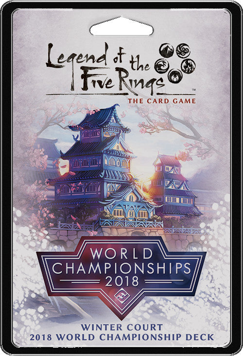 Legend of the Five Rings LCG For the Empire Winter Court 2018 World Championship Deck