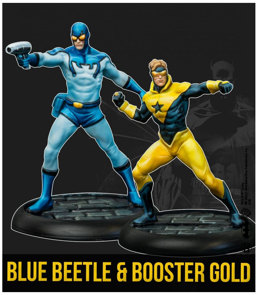 Batman Miniature Game - Blue Beetle & Booster Gold (Mv)