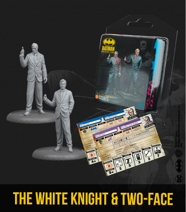 Batman Miniature Game - The White Knight & Two Face