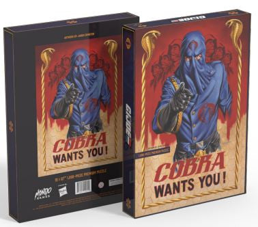 Mondo Puzzle G.I Joe Cobra Wants You! Puzzle 1,000 pieces