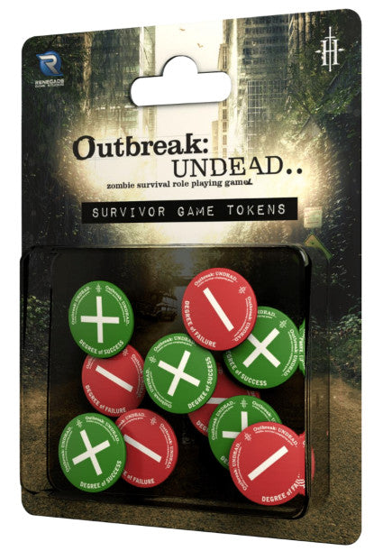 Outbreak Undead 2nd Edition RPG Survivor Game Tokens