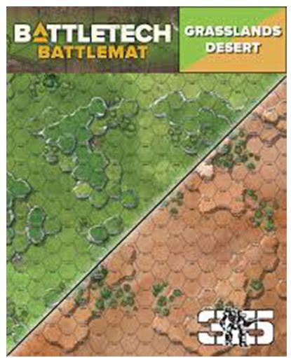 BattleTech - Battle Mat - Grasslands Desert