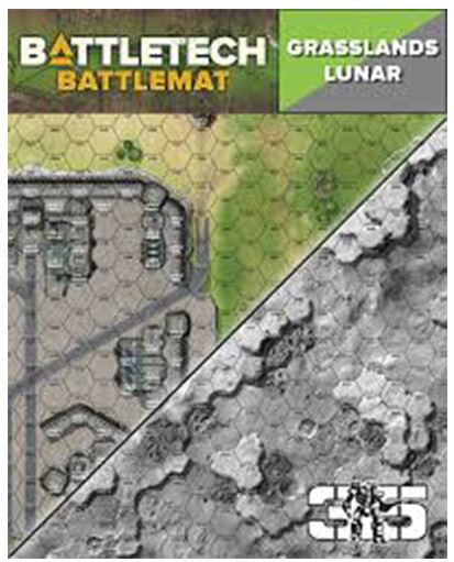 BattleTech - Battle Mat - Grasslands Lunar