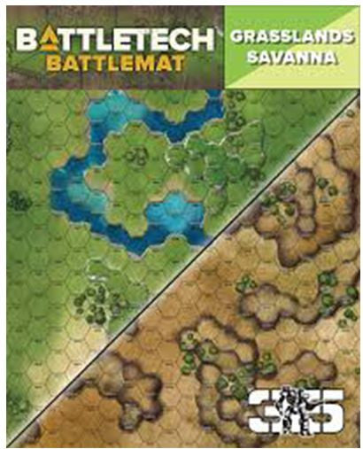 BattleTech - Battle Mat - Grasslands Savanna