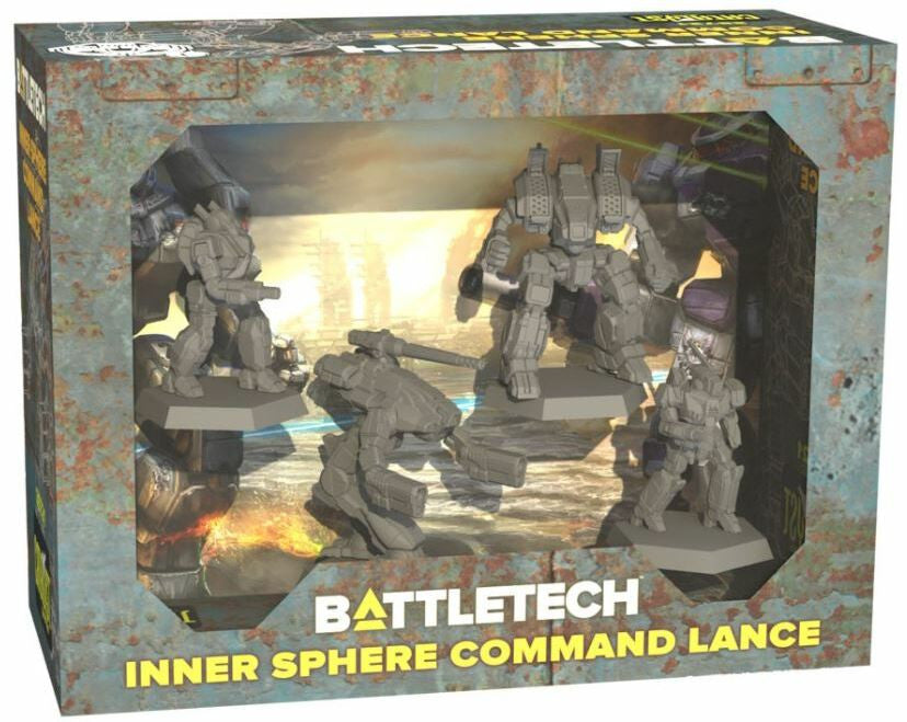 BattleTech - Inner Sphere Command Lance Miniatures