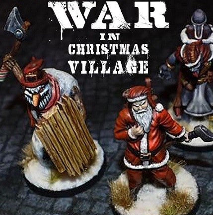 War in Christmas Village - Original Set