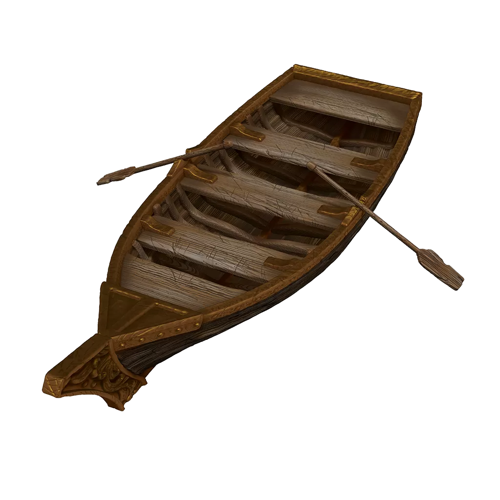 D&D Wizkids Deep Cuts Unpainted Miniatures Rowboats & Oars