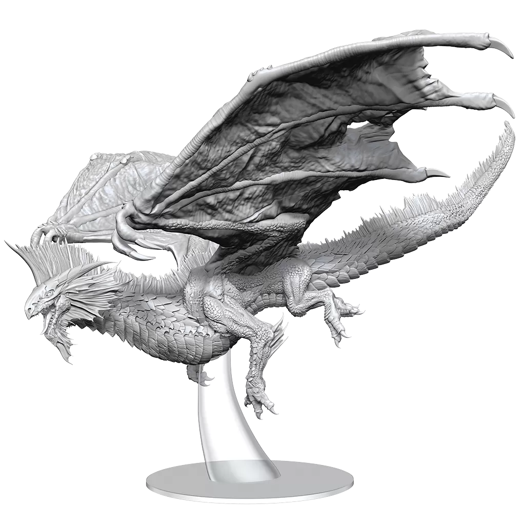 D&D Nolzurs Marvelous Miniatures Adult Silver Dragon