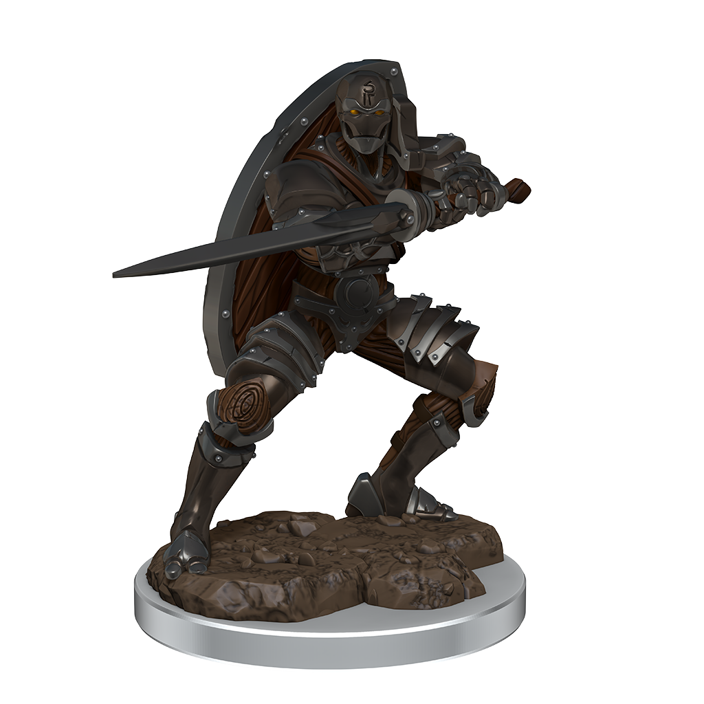 D&D Premium Painted Figures Warforged Fighter Male