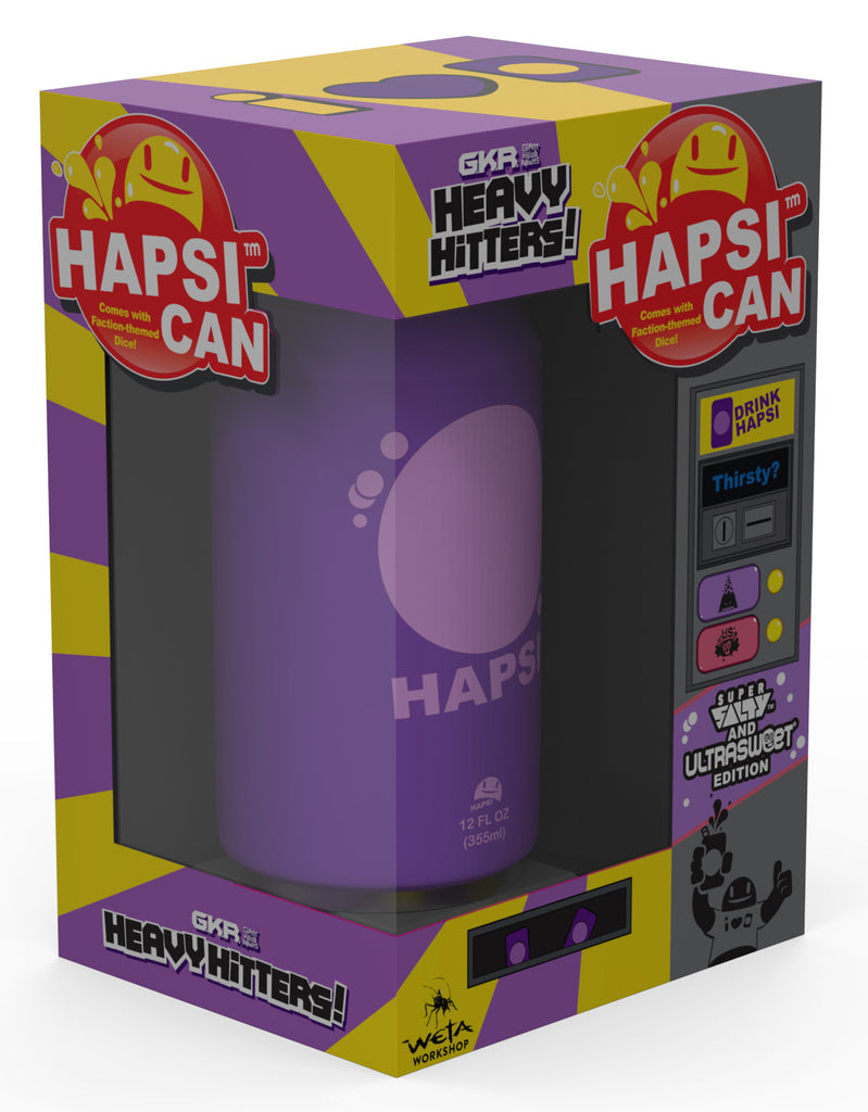 GKR Heavy Hitters Hapsi Can & Faction Dice (Purple Flavor)