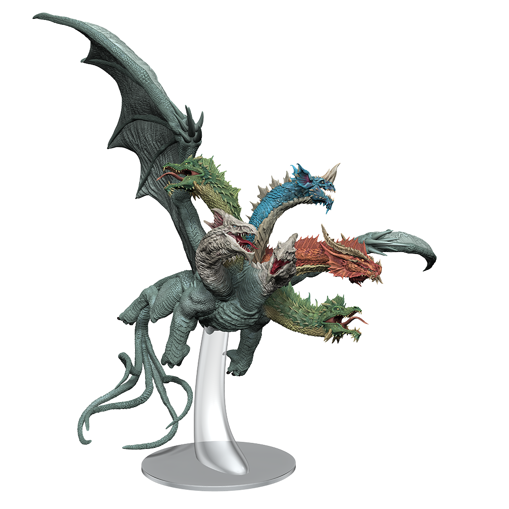 D&D Icons of the Realms Miniatures Fizban's Treasury of Dragons Dracohydra Premium Set 2