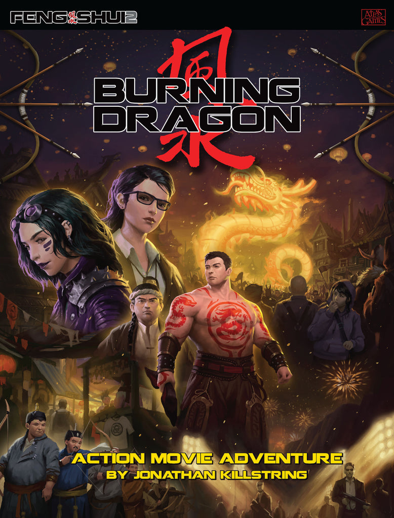 Feng Shui Action Movie RPG Burning Dragon Adventure