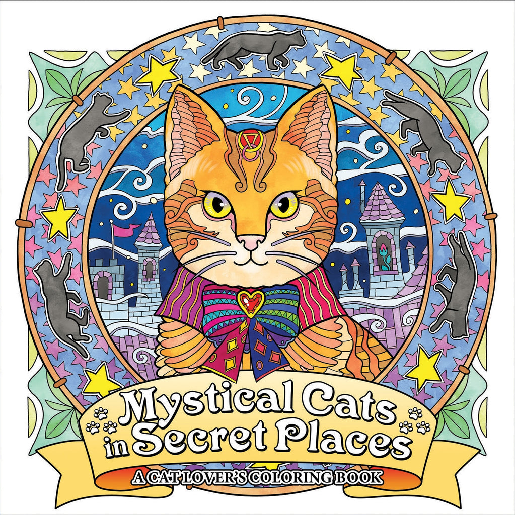 Mystical Cats in Secret Places:A Cat Lover's Coloring Book