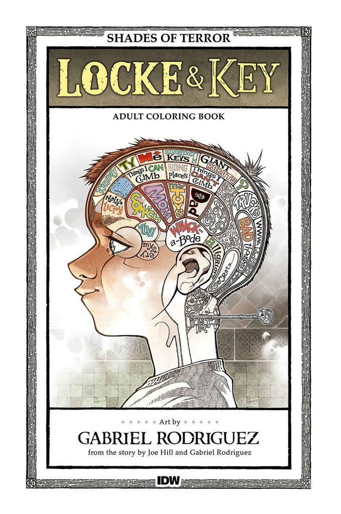 Locke & Key Shades of Terror Coloring Book