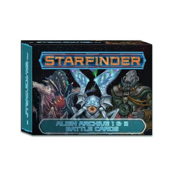 Starfinder RPG Alien Archive  1 & 2 Battle Cards