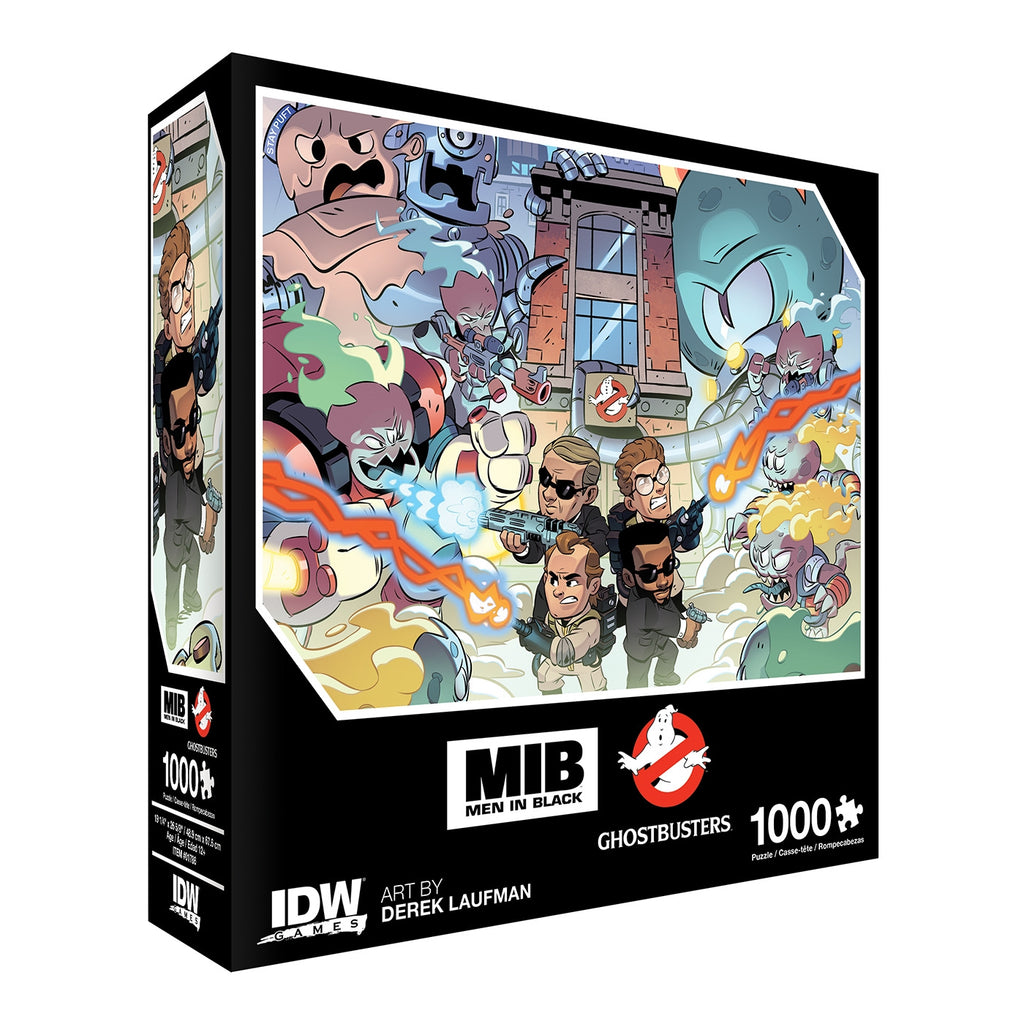 Men In Black/Ghostbusters Ecto-terrestrial Invasion Premium Puzzle (1000-pc)