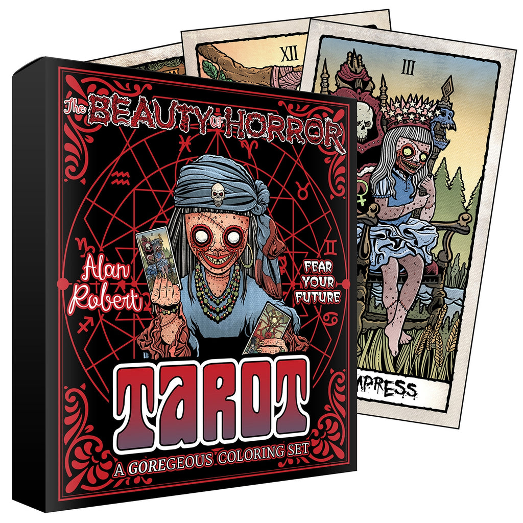 The Beauty of Horror Fear Your Future Tarot Deck