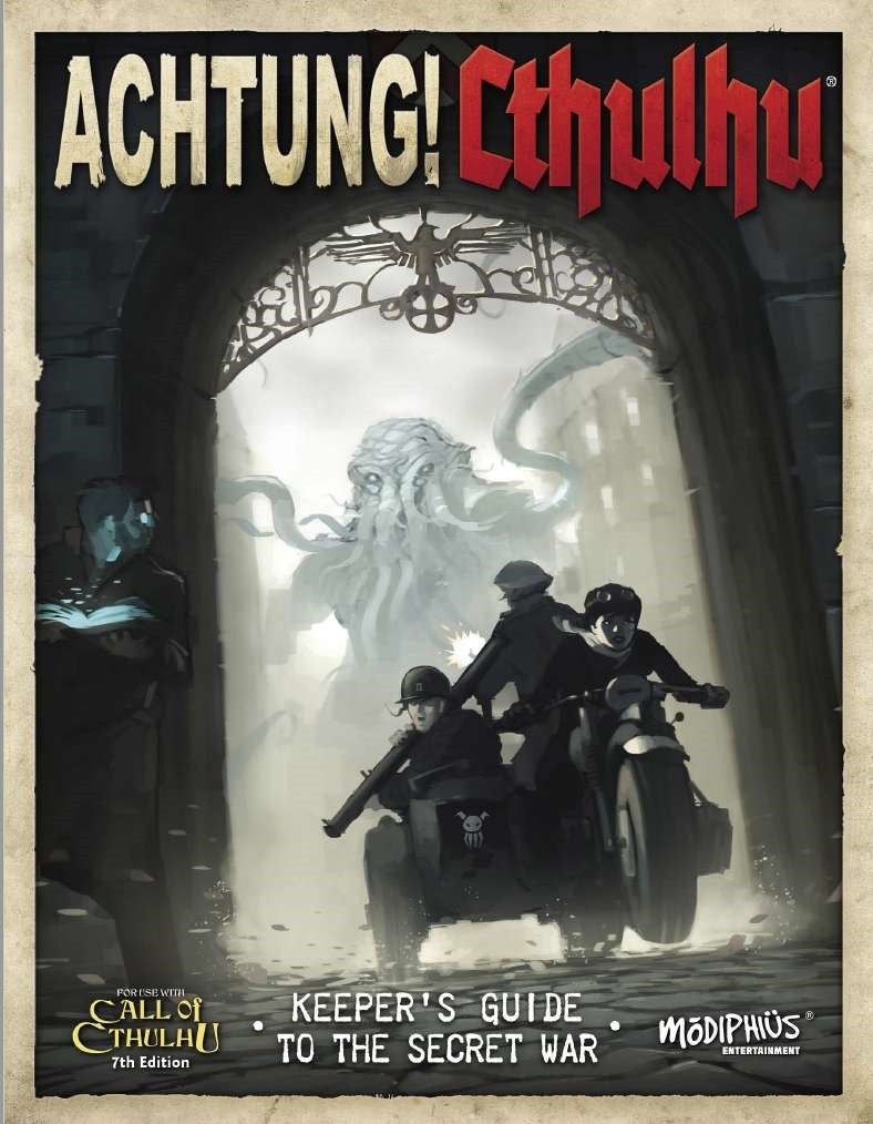 Achtung! Cthulhu RPG 7th Edition - Investigators Guide