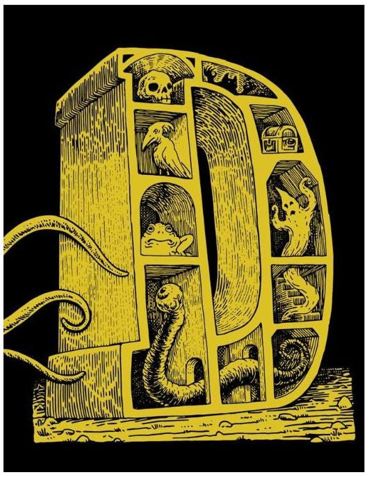 Dungeon Alphabet RPG - Leatherbound Hardback Sourcebook