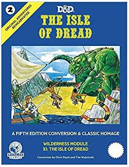 Original Adventures Recincarnated RPG - #2 The Isle of Dread Adventure Hardback