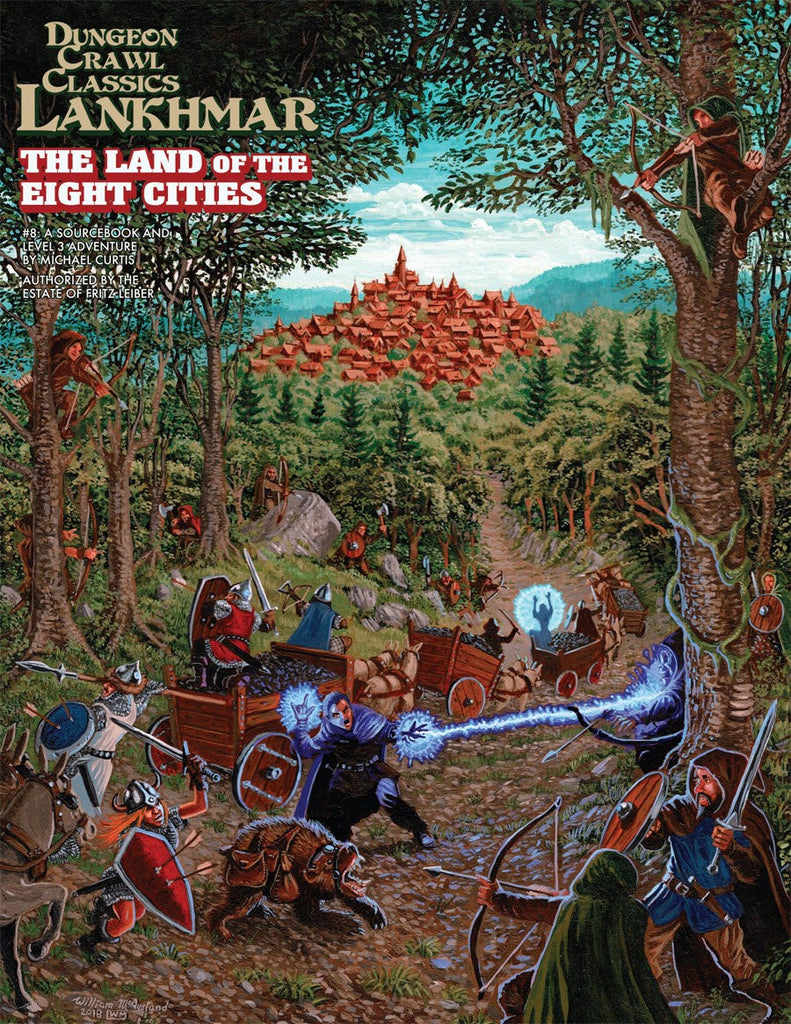 Dungeon Crawl Classics Lankhmar RPG #8 - The Land of Eight Cities Supplement
