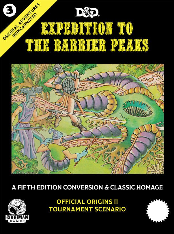 Original Adventures Reincarnated RPG #3 - Expedition to the Barrier Peaks Supplement Hardback