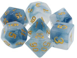 TMG Dice Stormcaller - Blue Jade Opaque (Set of 7)