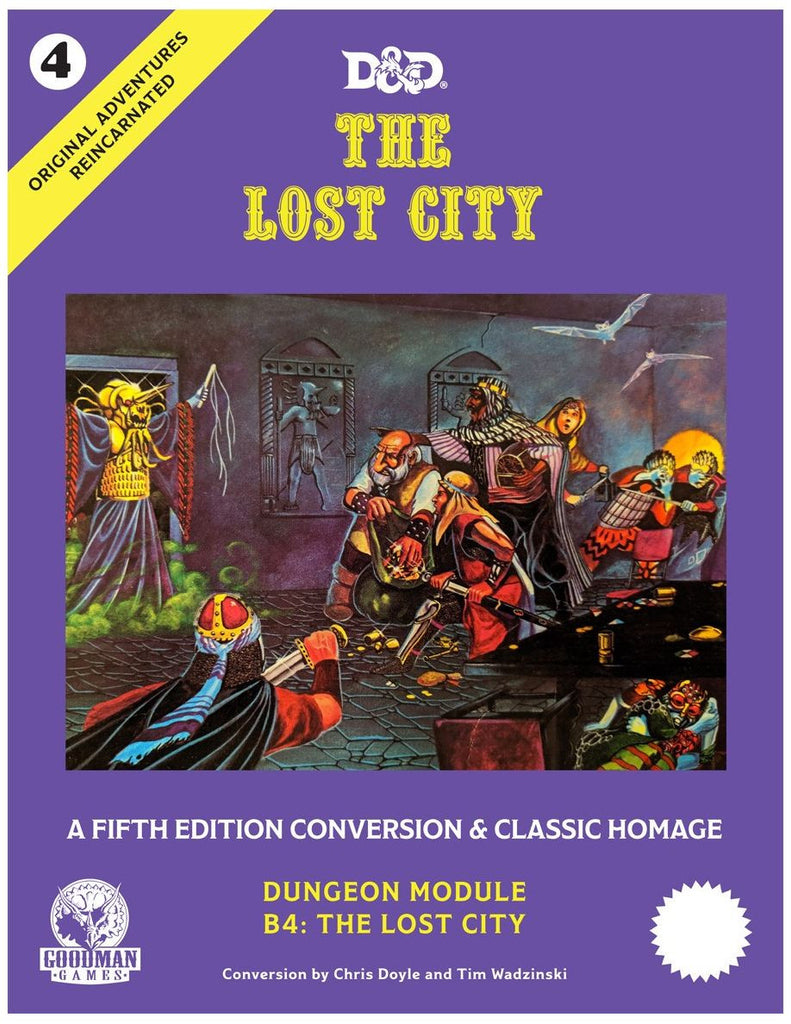 Dungeon & Dragons RPG - Original Adventures Reincardnated #4 - The Lost City Supplement