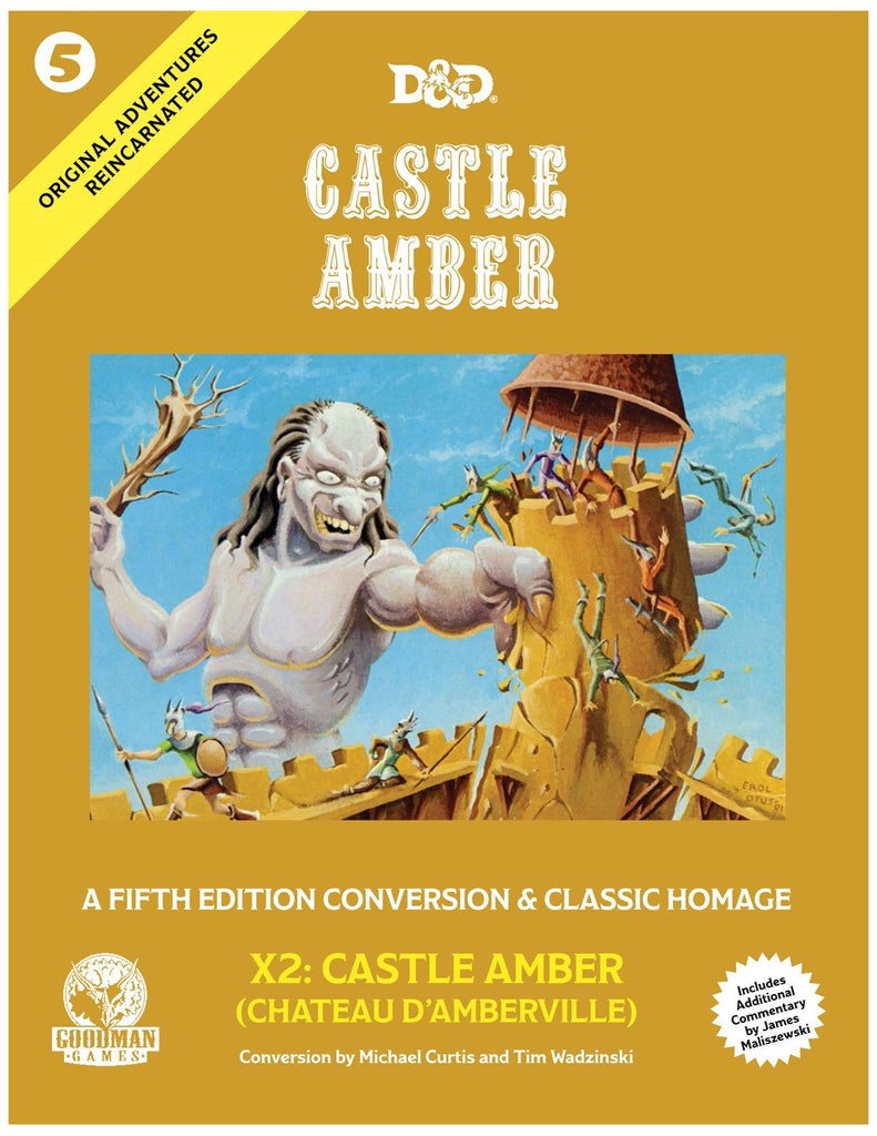 Original Adventures Reincarnated RPG #5 - Castle Amber Supplement