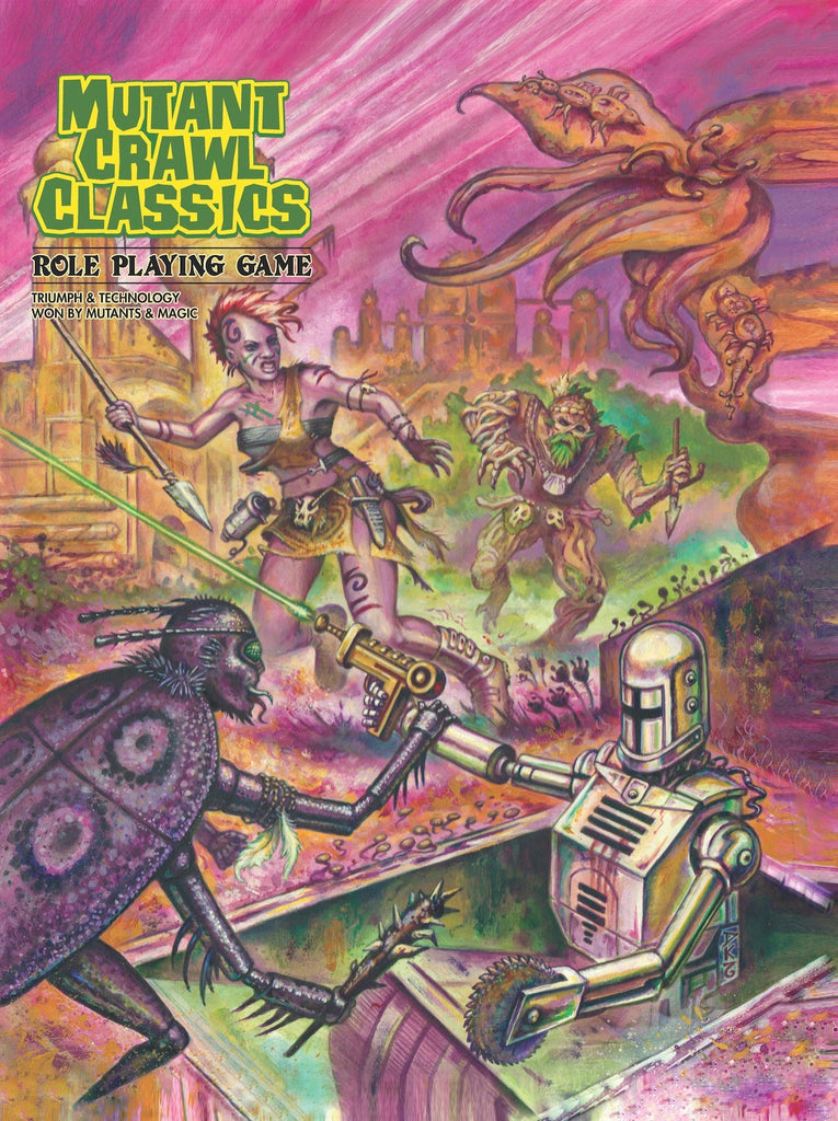 Mutant Crawl Classics RPG - Core Rulebook Softcover Edition