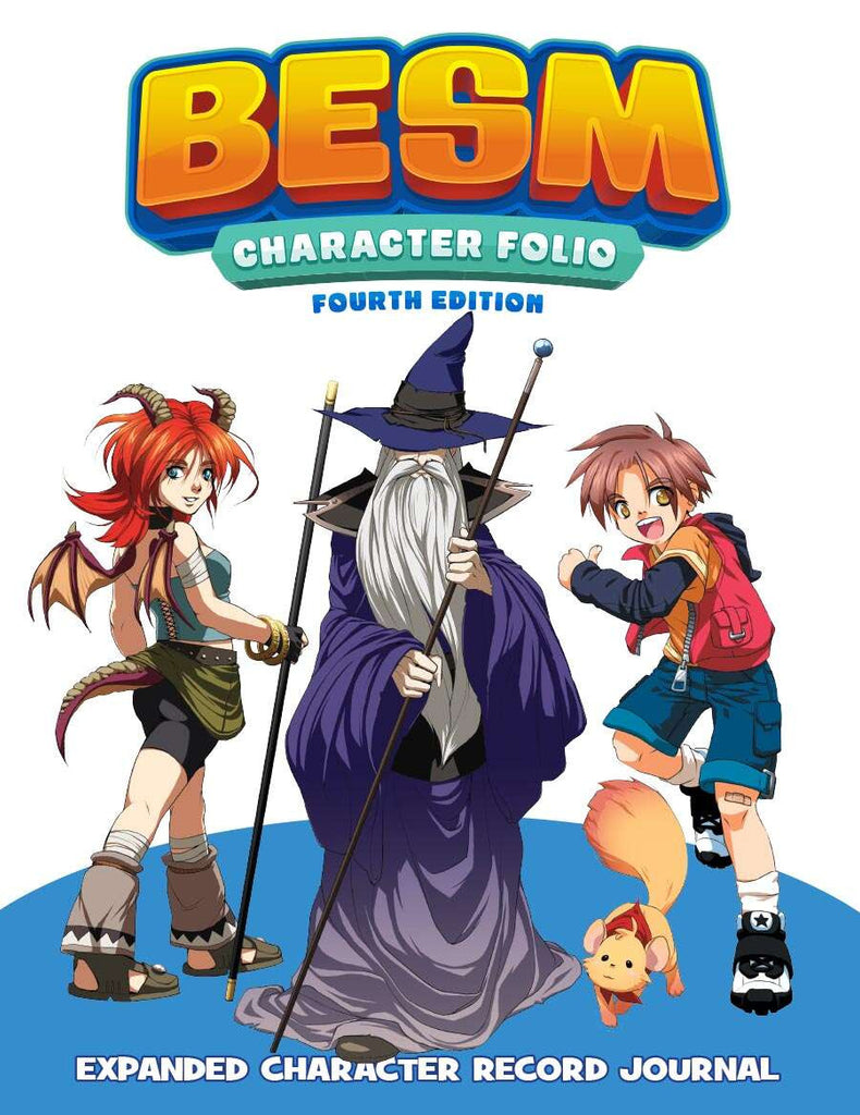 BESM (Big Eyes, Small Mouth) Role Playing Game 4th Edition Character Folio