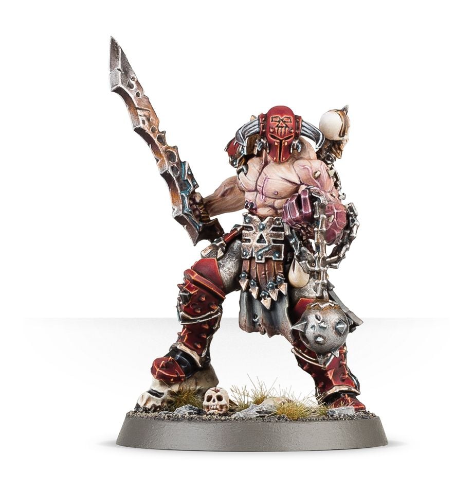 Blades of Khorne: Slaughterpriest with Hackblade and Wrath-hammer