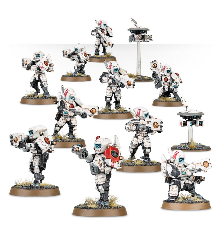 T'au Empire: Fire Warriors Breacher/ Fire Warriors Strike Team