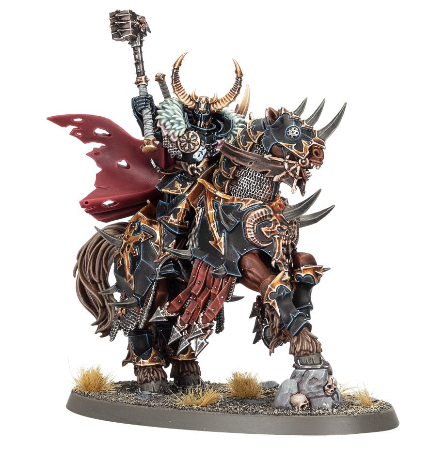 Slaves to Darkness: Chaos Lord on Daemonic Mount - Eternus - Blade of the First Prince