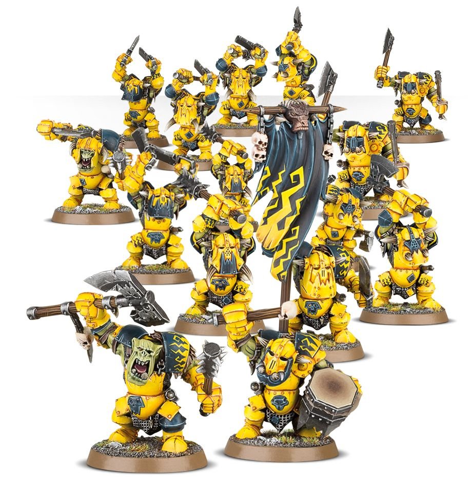 Orruk Warclans: Ironjawz Orruk Ardboys (15 miniatures)